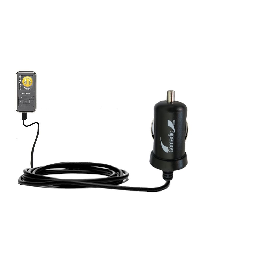 Mini Car Charger compatible with the Archos 15b 18b 18c Vision