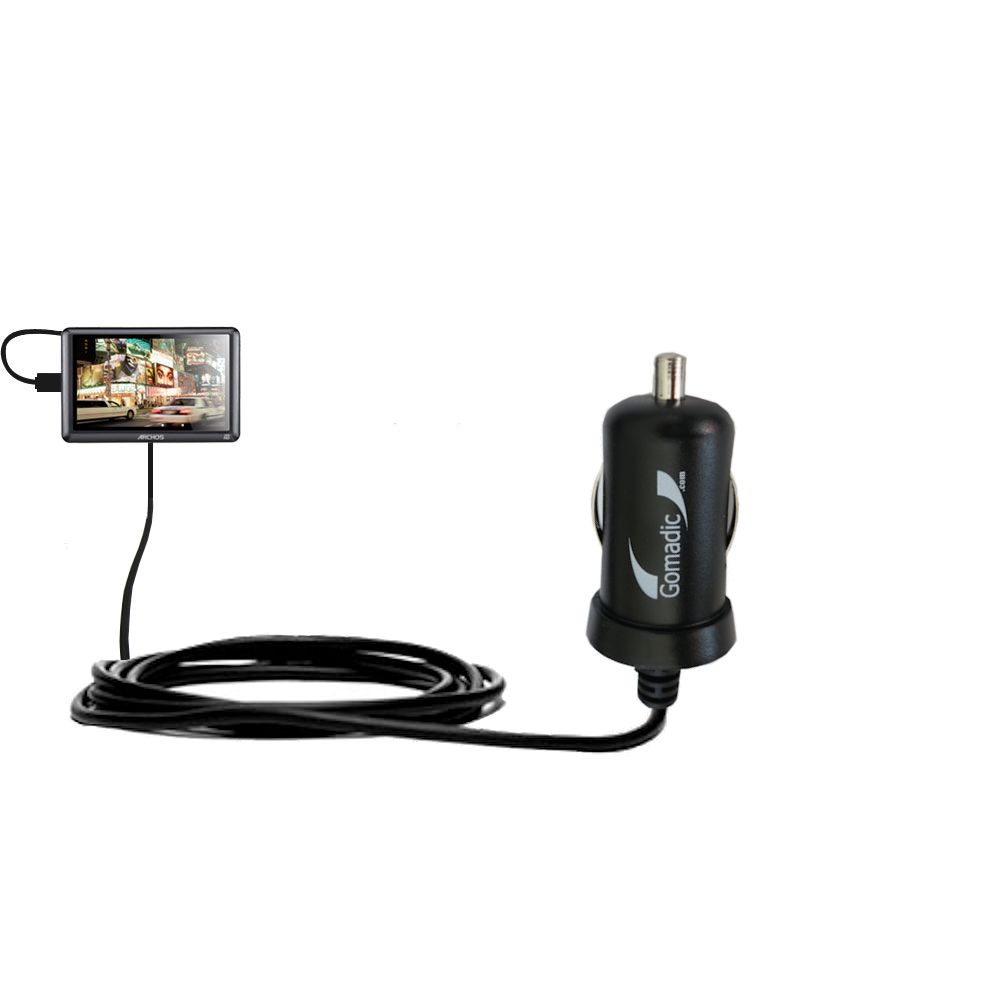 Mini Car Charger compatible with the Archos 50b Vision