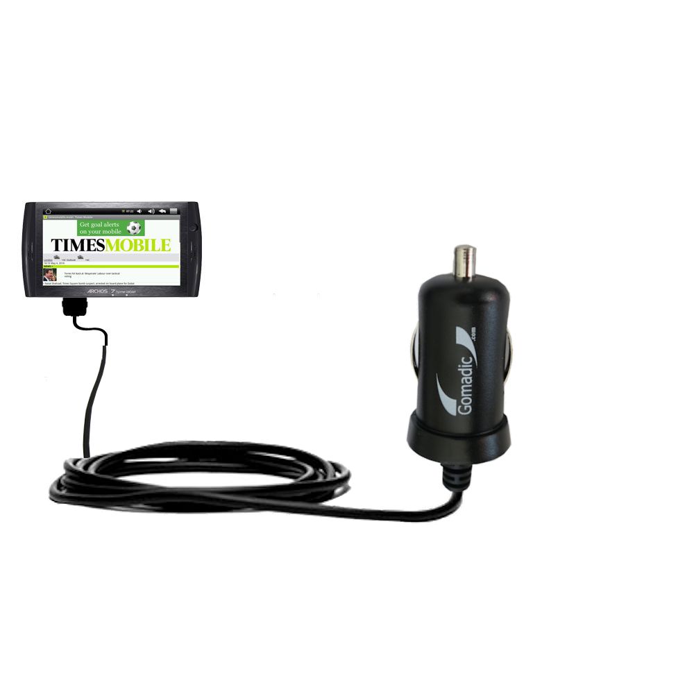 Mini Car Charger compatible with the Archos 7