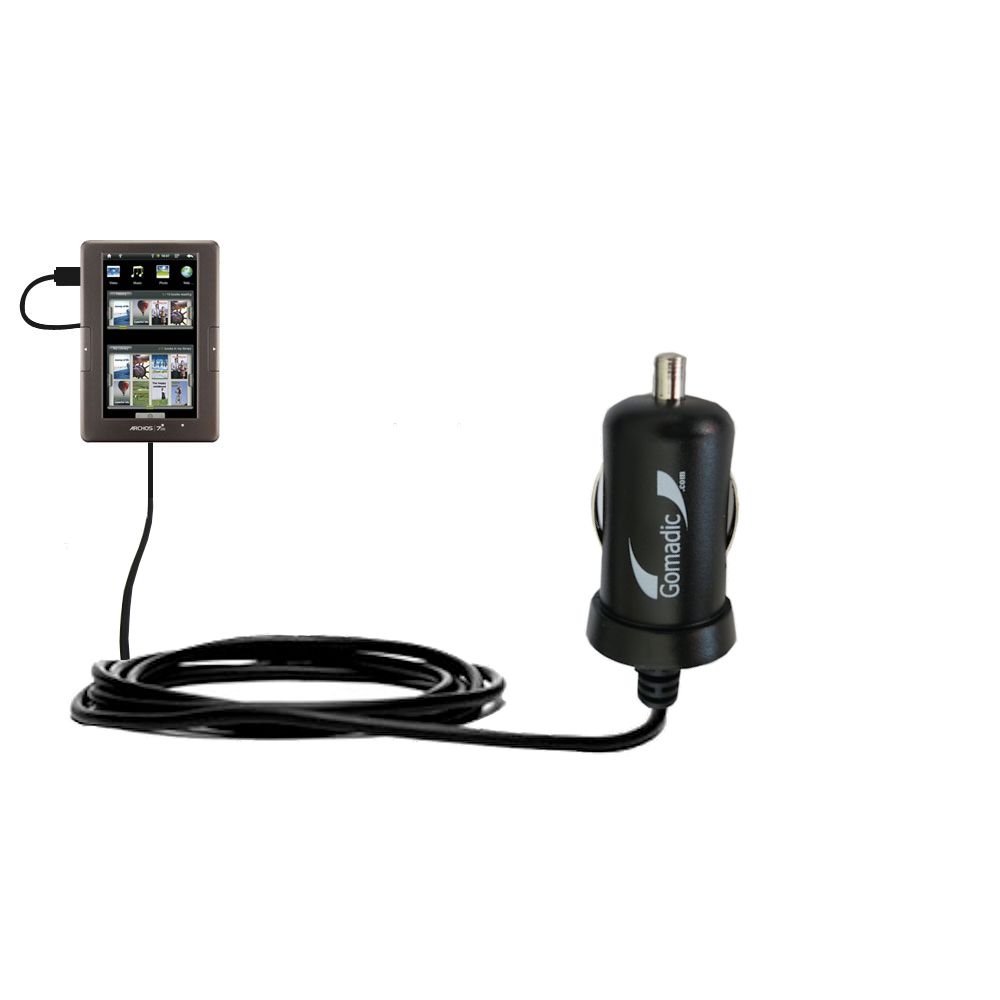 Mini Car Charger compatible with the Archos 70b