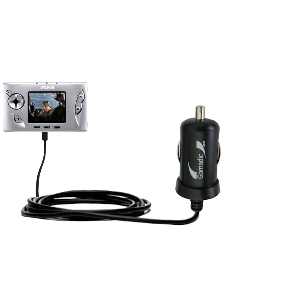 Mini Car Charger compatible with the Archos Gmini 400 402