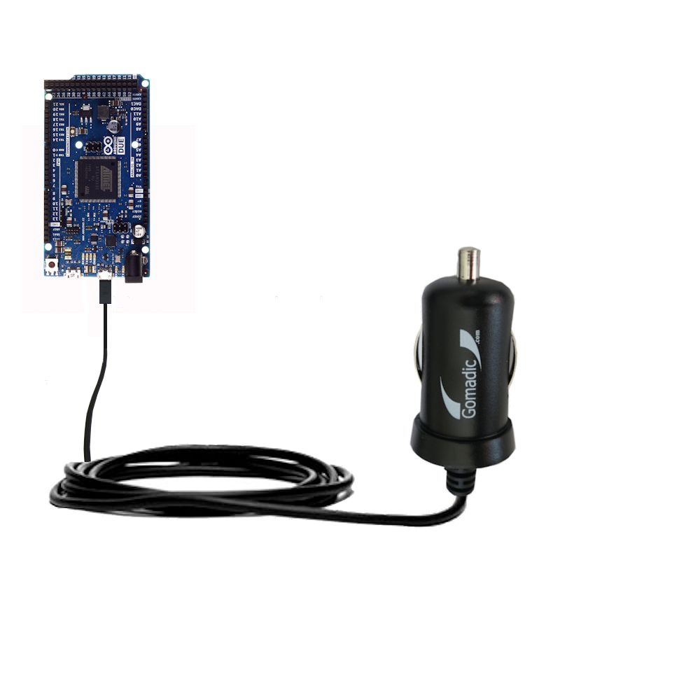 Mini Car Charger compatible with the Arduino DUE