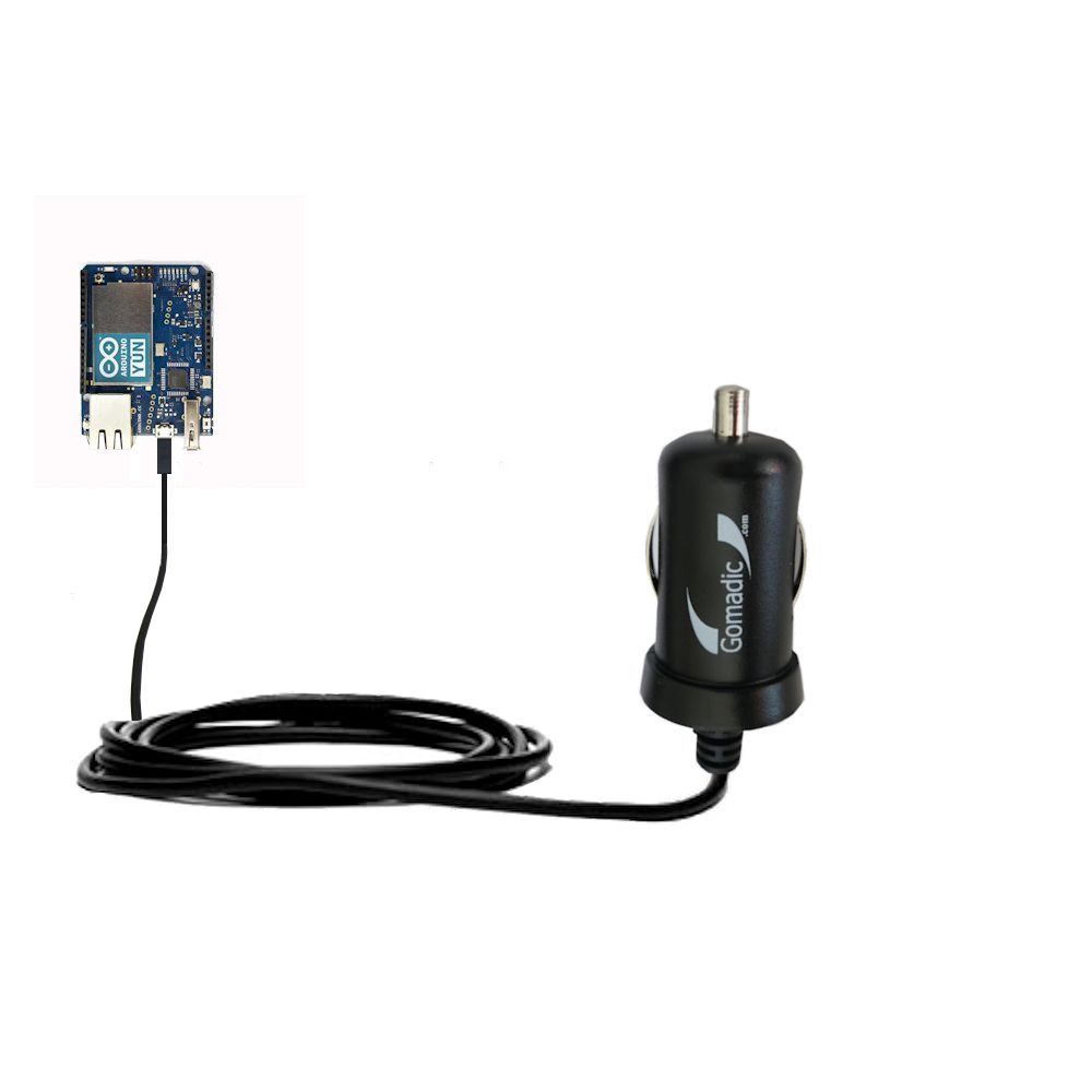 Mini Car Charger compatible with the Arduino YUN