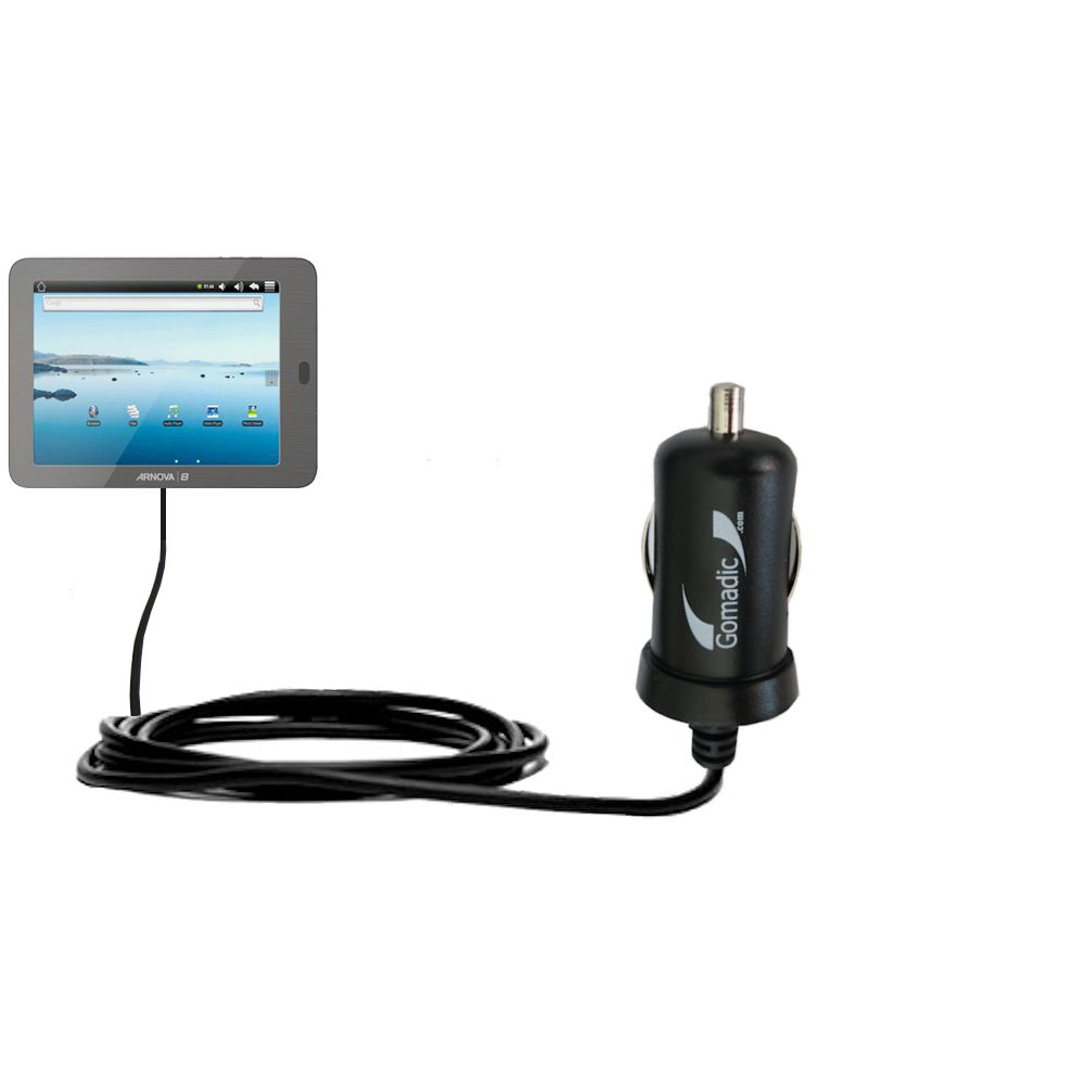 Mini Car Charger compatible with the Arnova 8 / 8c G3