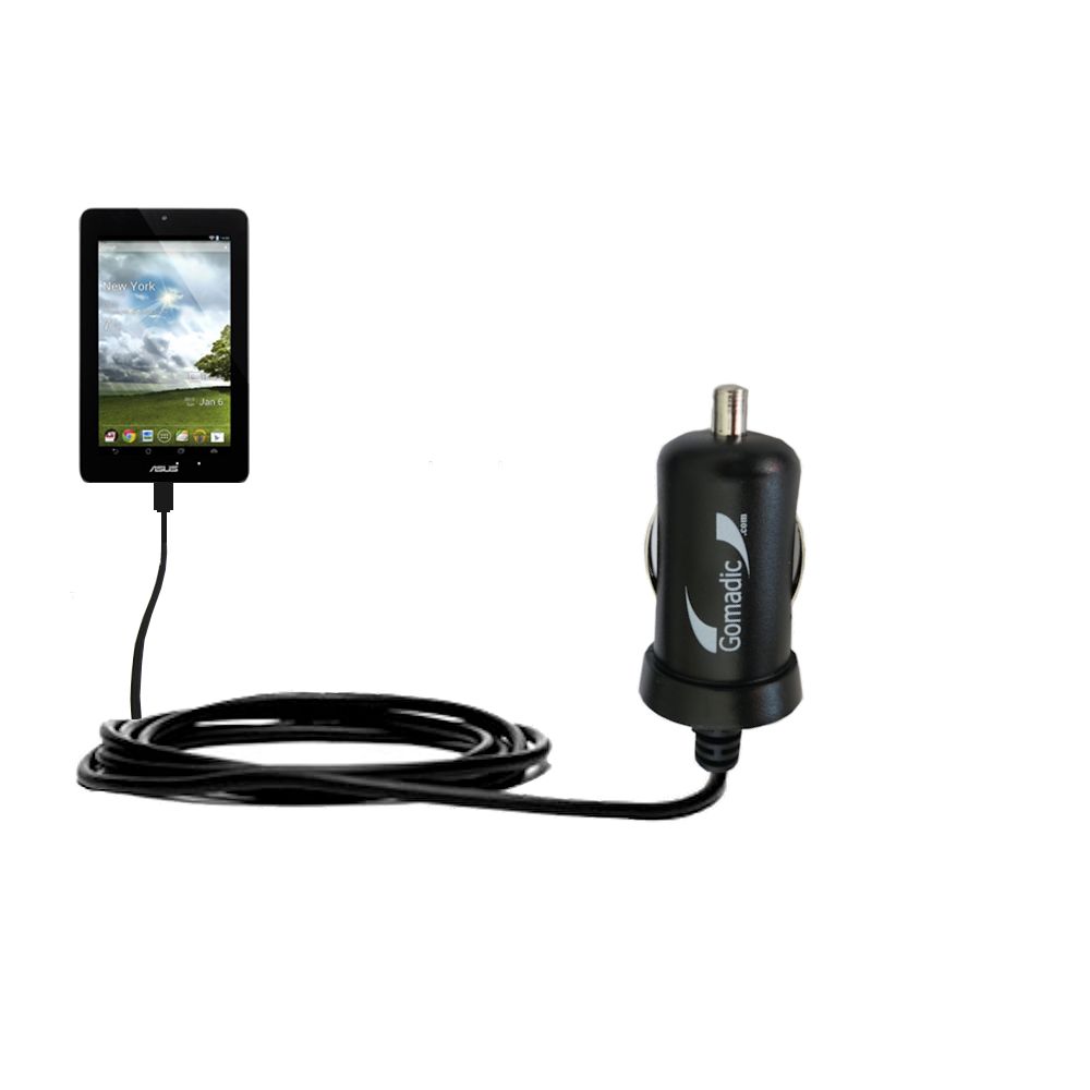 Mini Car Charger compatible with the Asus FonePad