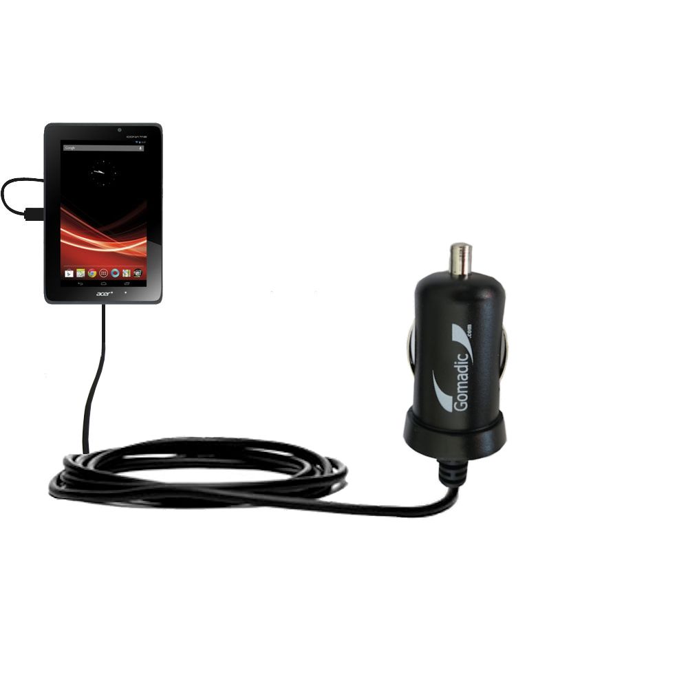 Mini Car Charger compatible with the Asus Iconia Tab A110
