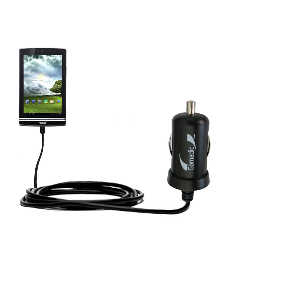 Mini Car Charger compatible with the Asus MeMo Pad ME171V