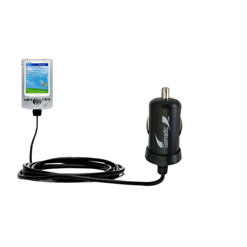 Mini Car Charger compatible with the Asus MyPal A620BT
