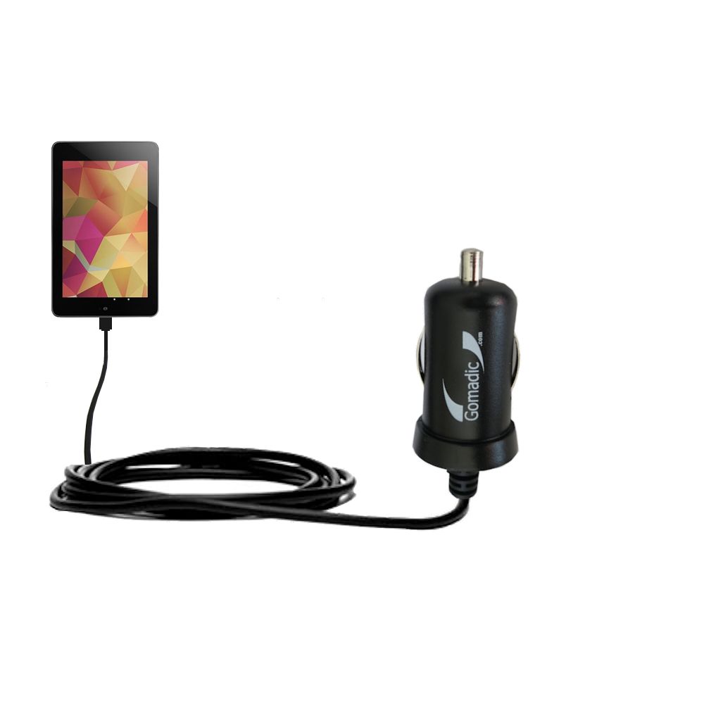 Mini Car Charger compatible with the Asus Pad ME370t