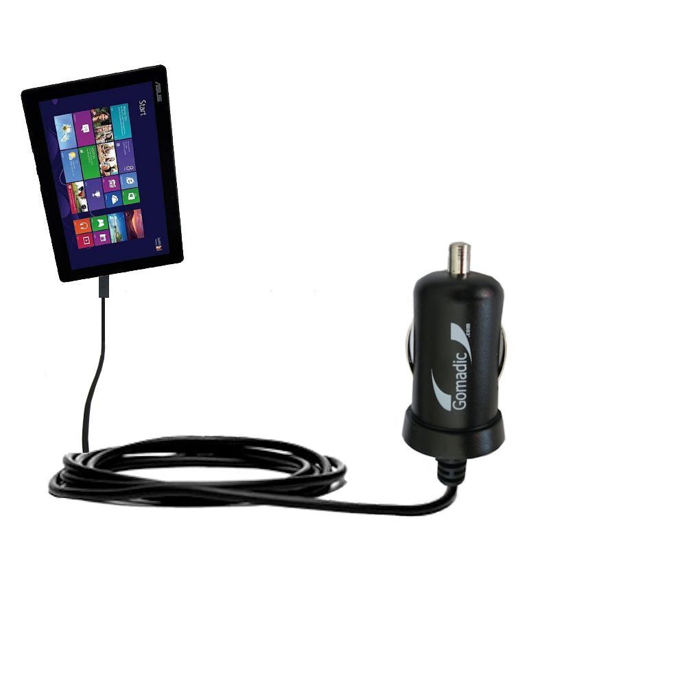 Mini Car Charger compatible with the Asus Transformer T100 T100TA-H1-GR T100TA-C1-GR