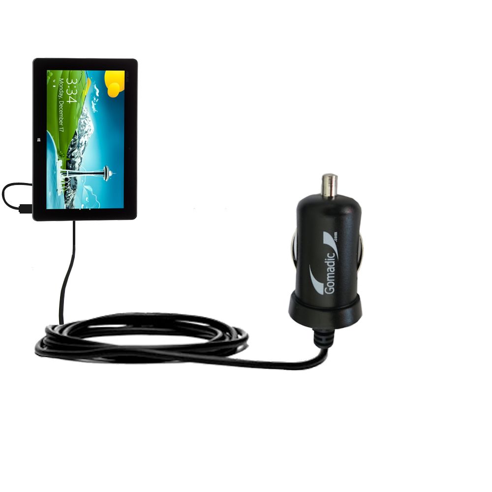 Mini Car Charger compatible with the Asus VivoTab ME400C
