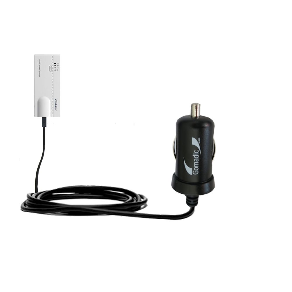 Mini Car Charger compatible with the Asus WL-330N