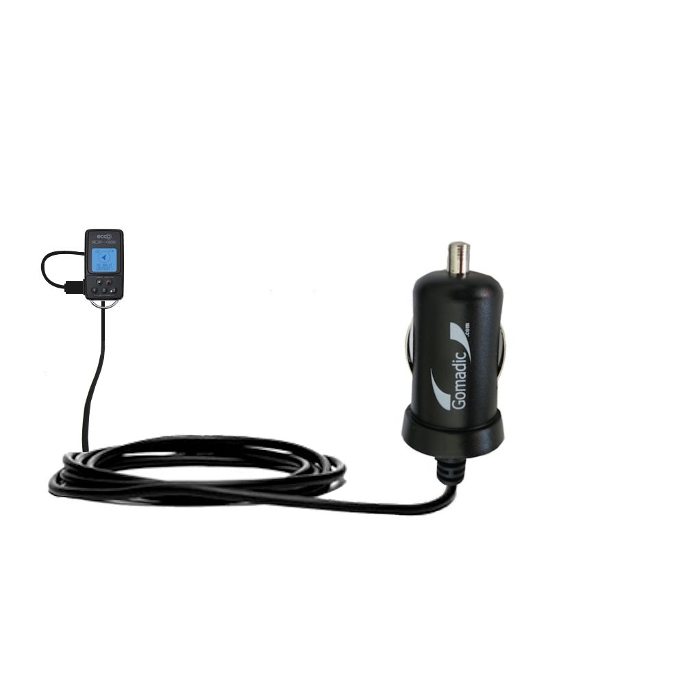 Mini Car Charger compatible with the Audiovox ECCO Personal Navigation Device