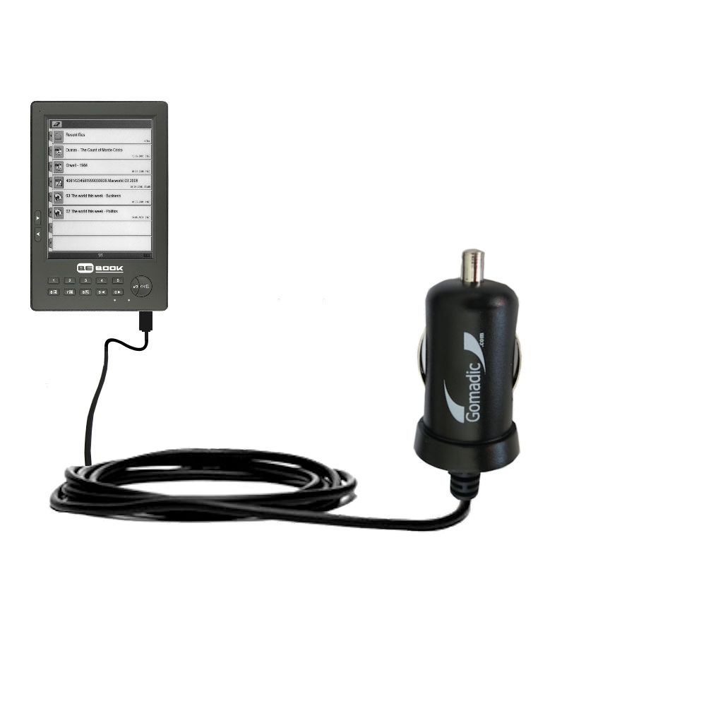 Mini Car Charger compatible with the BeBook One