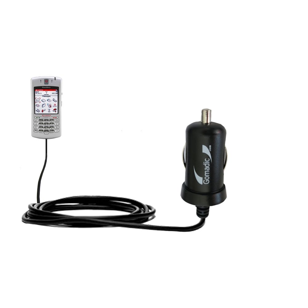 Mini Car Charger compatible with the Blackberry 7100v