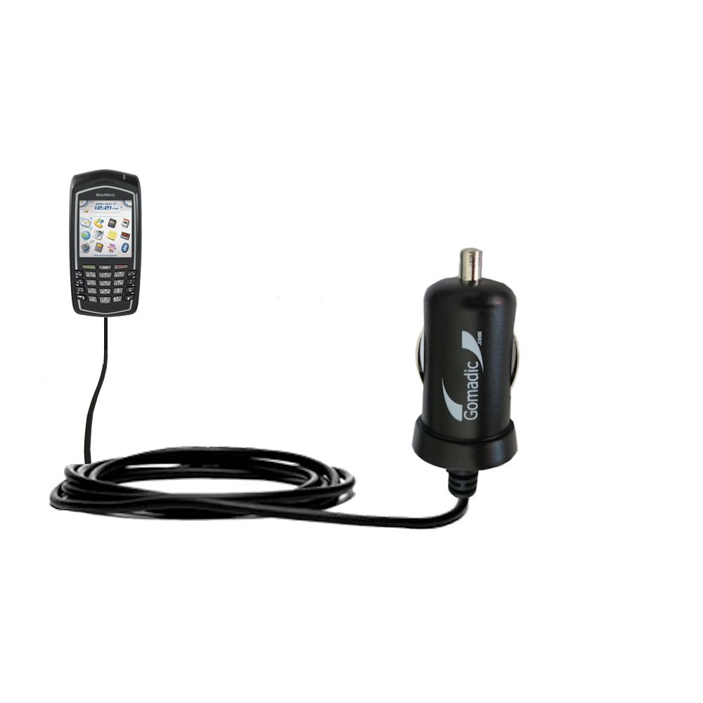 Mini Car Charger compatible with the Blackberry 7130e