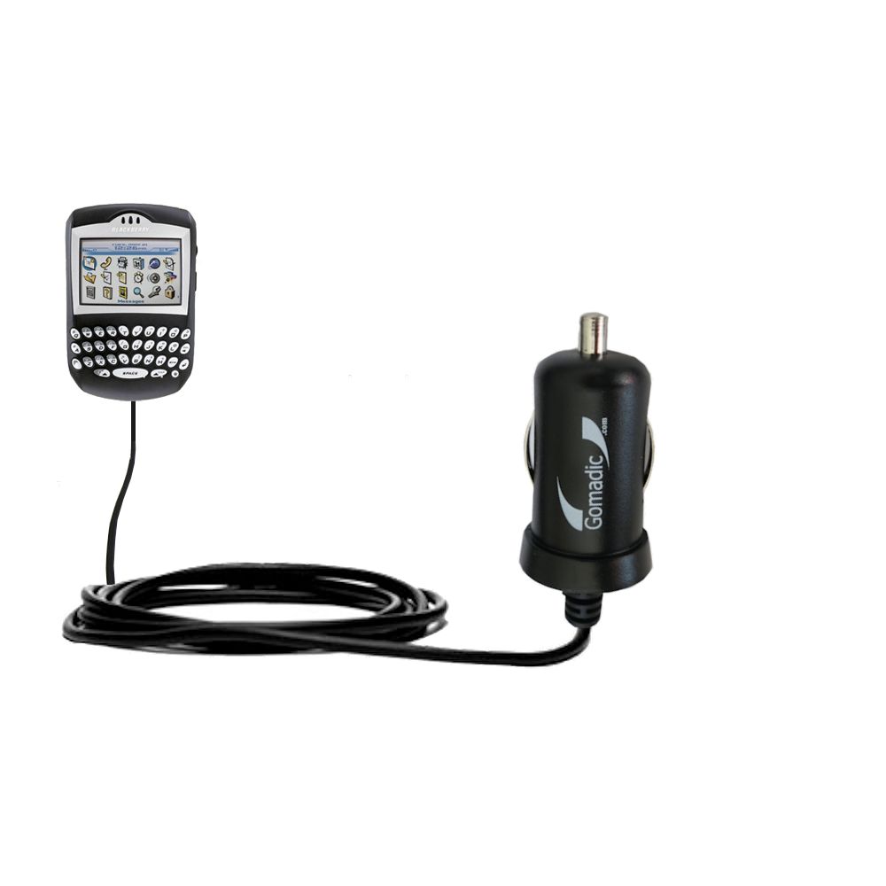 Mini Car Charger compatible with the Blackberry 7250