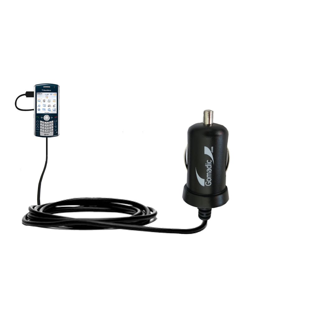 Mini Car Charger compatible with the Blackberry 8210
