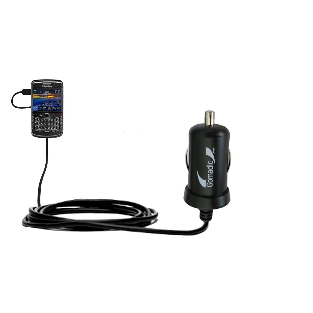 Mini Car Charger compatible with the Blackberry Bold 9650
