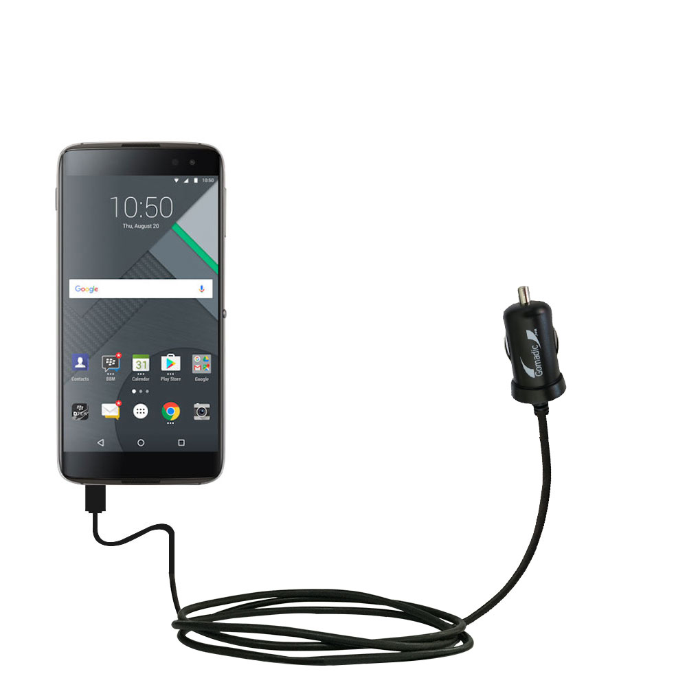 Mini Car Charger compatible with the Blackberry DTEK50