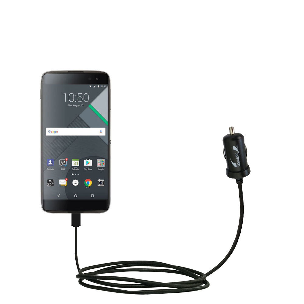 Mini Car Charger compatible with the Blackberry DTEK60
