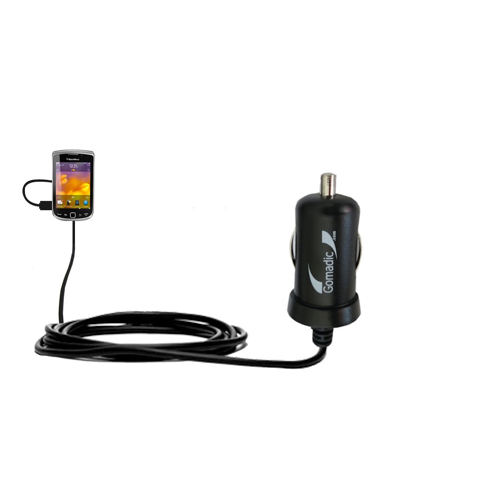 Mini Car Charger compatible with the Blackberry Torch 2