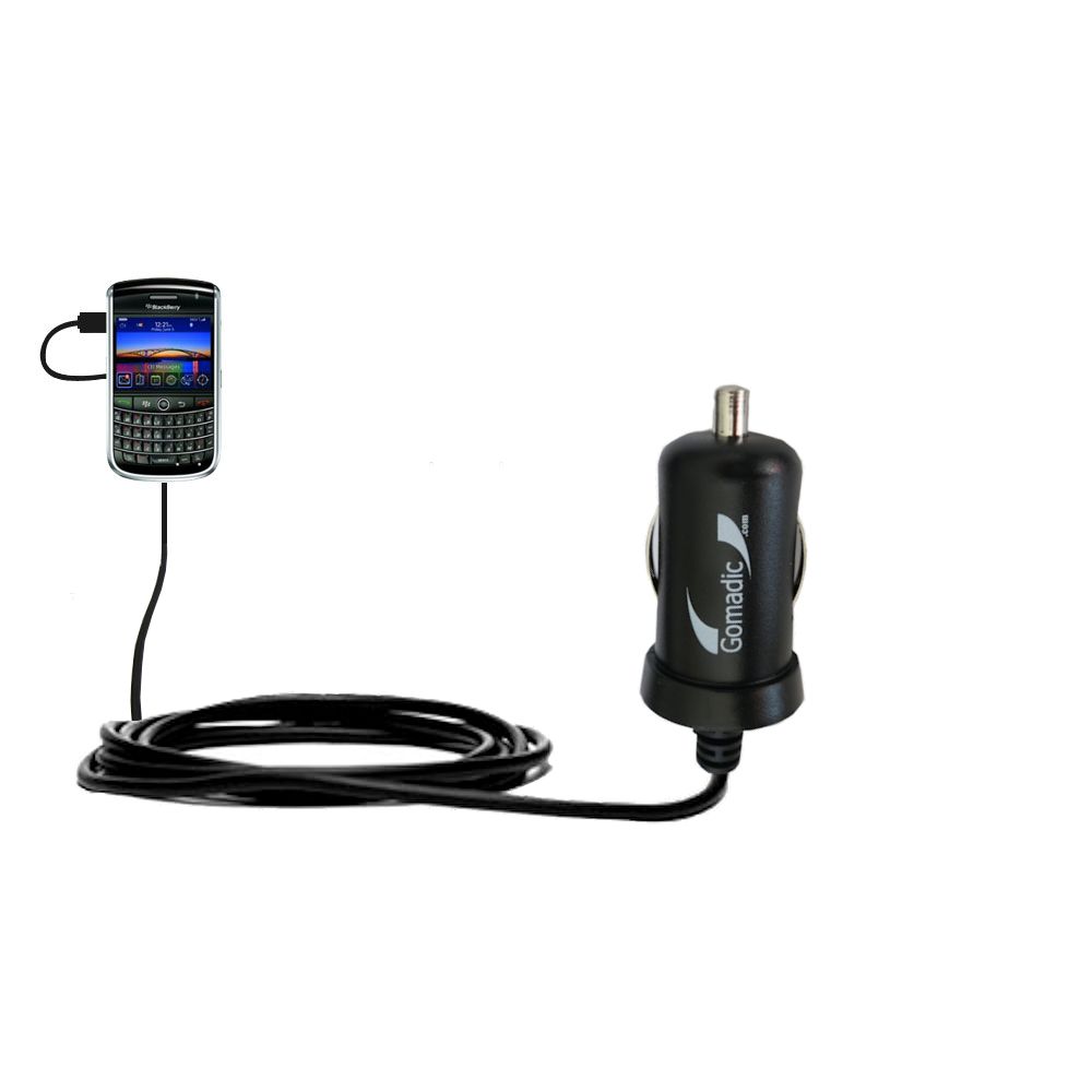 Mini Car Charger compatible with the Blackberry Tour 2