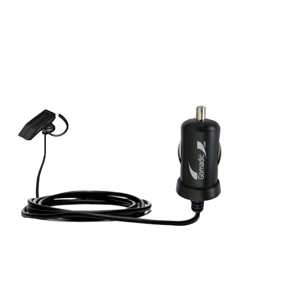 Mini Car Charger compatible with the BlueAnt T1 Rugged Headset