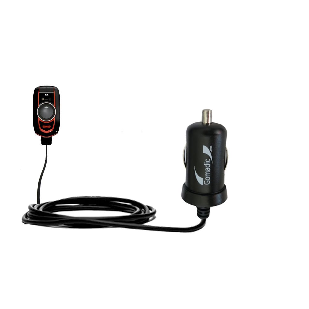 Mini Car Charger compatible with the Casio GzOne Boulder