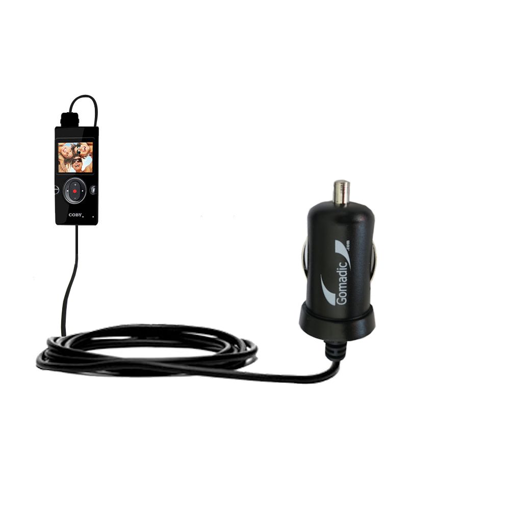 Mini Car Charger compatible with the Coby CAM5002 SNAPP Camcorder