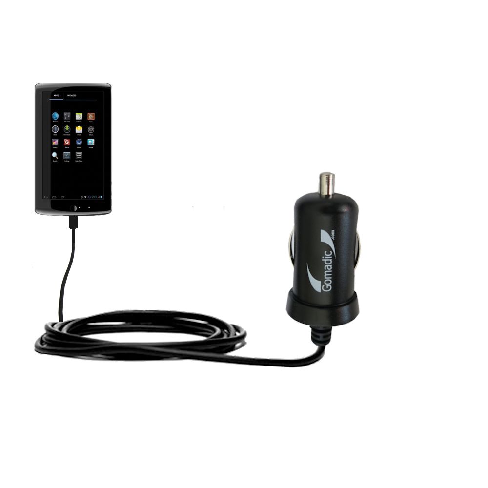 Mini Car Charger compatible with the Coby KYROS MID7034 MID7035 MID7036