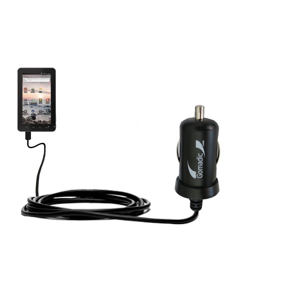 Mini Car Charger compatible with the Coby KYROS MID7012