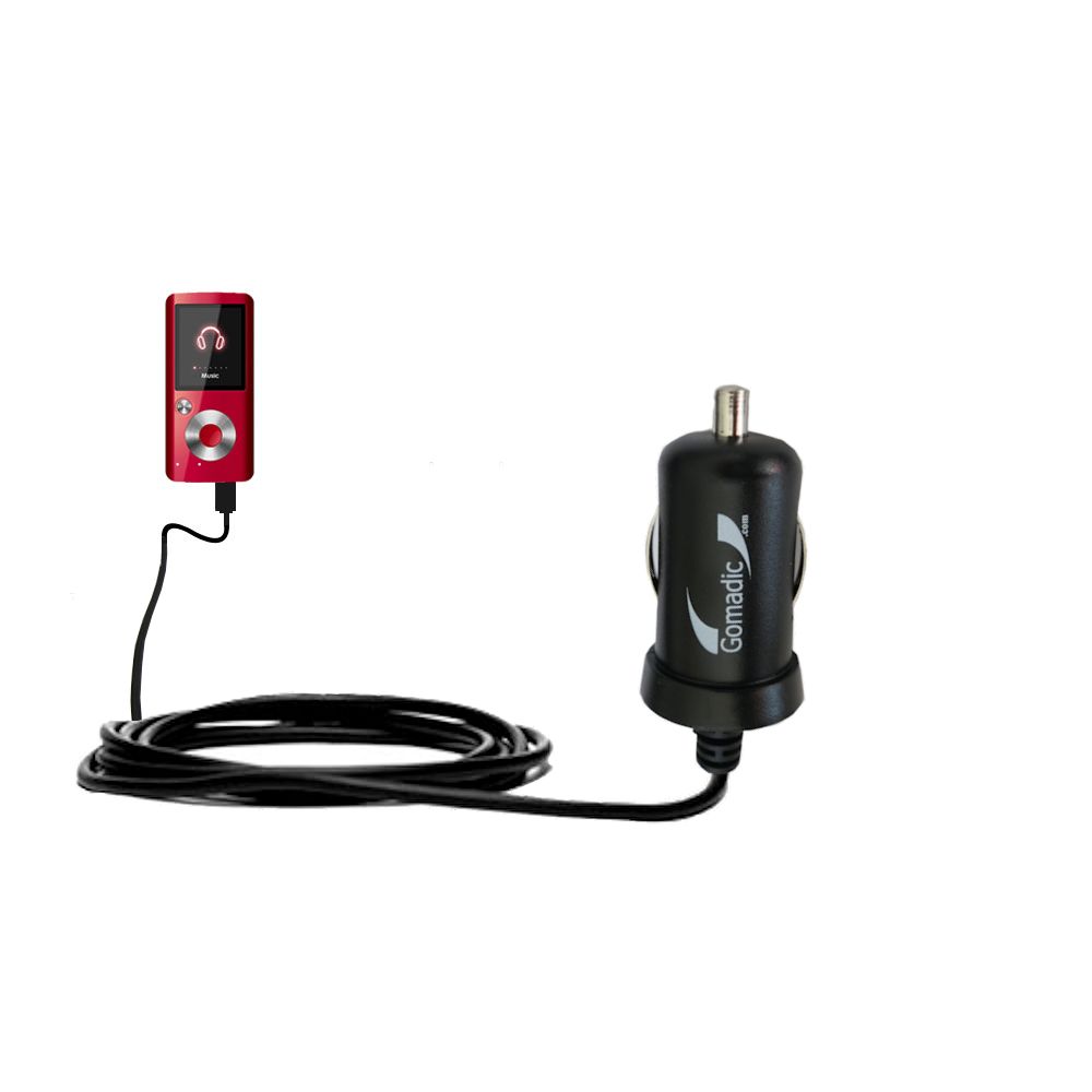 Mini Car Charger compatible with the Coby MP610