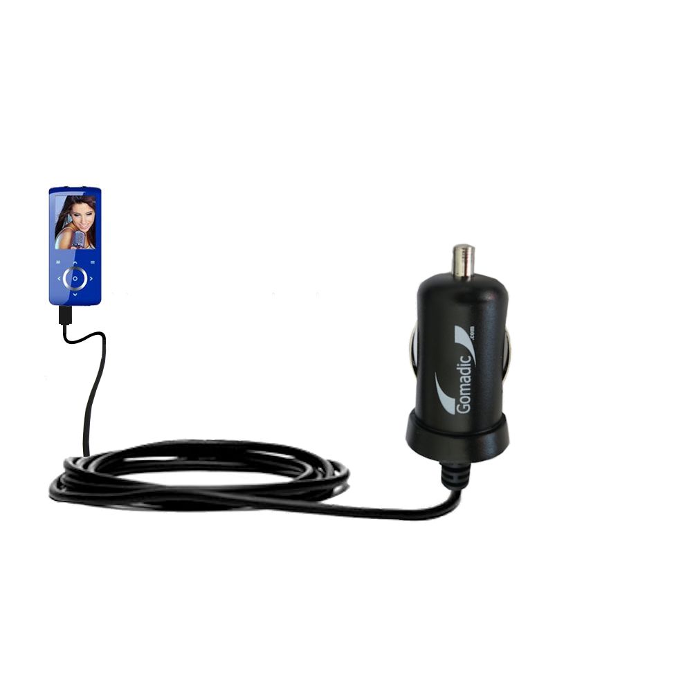 Mini Car Charger compatible with the Coby MP705
