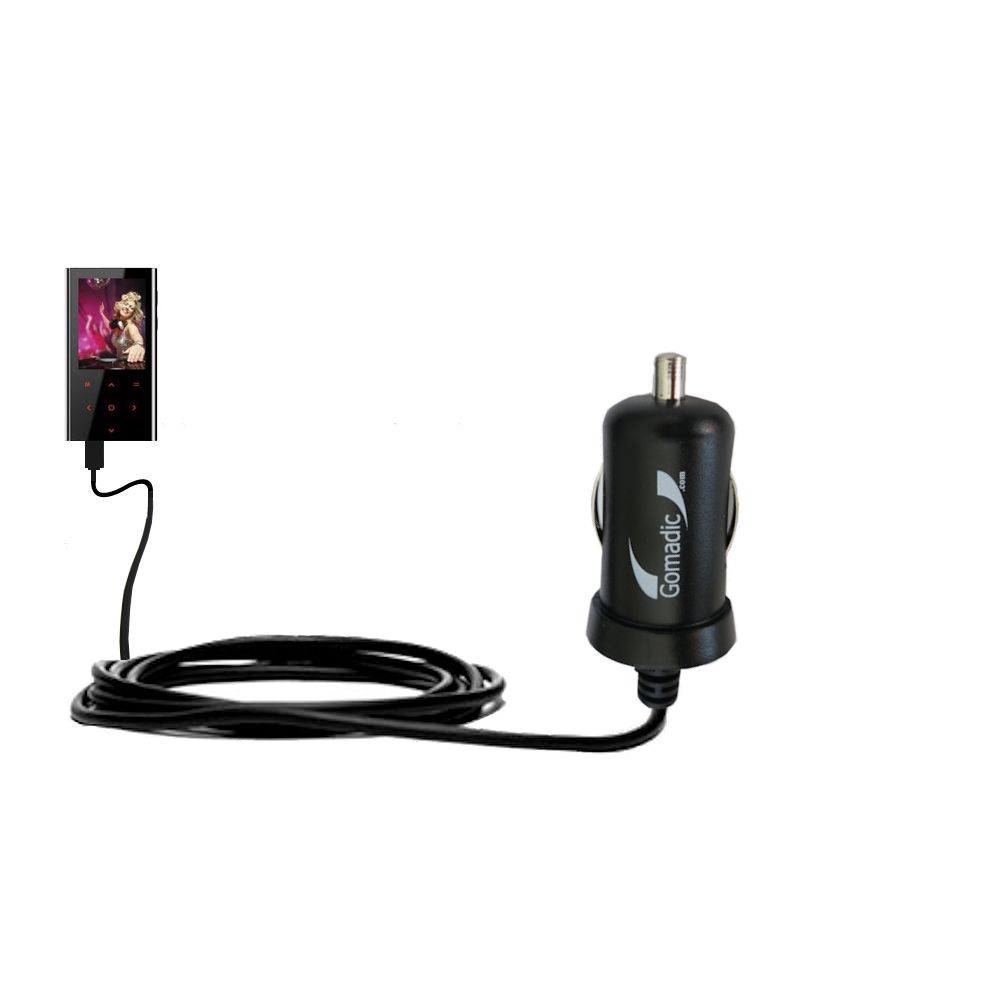 Mini Car Charger compatible with the Coby MP815