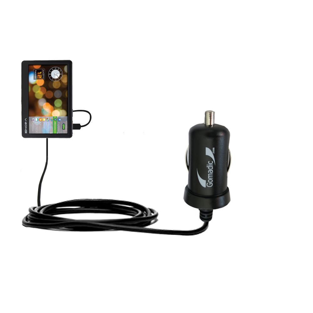 Mini Car Charger compatible with the Coby MP977