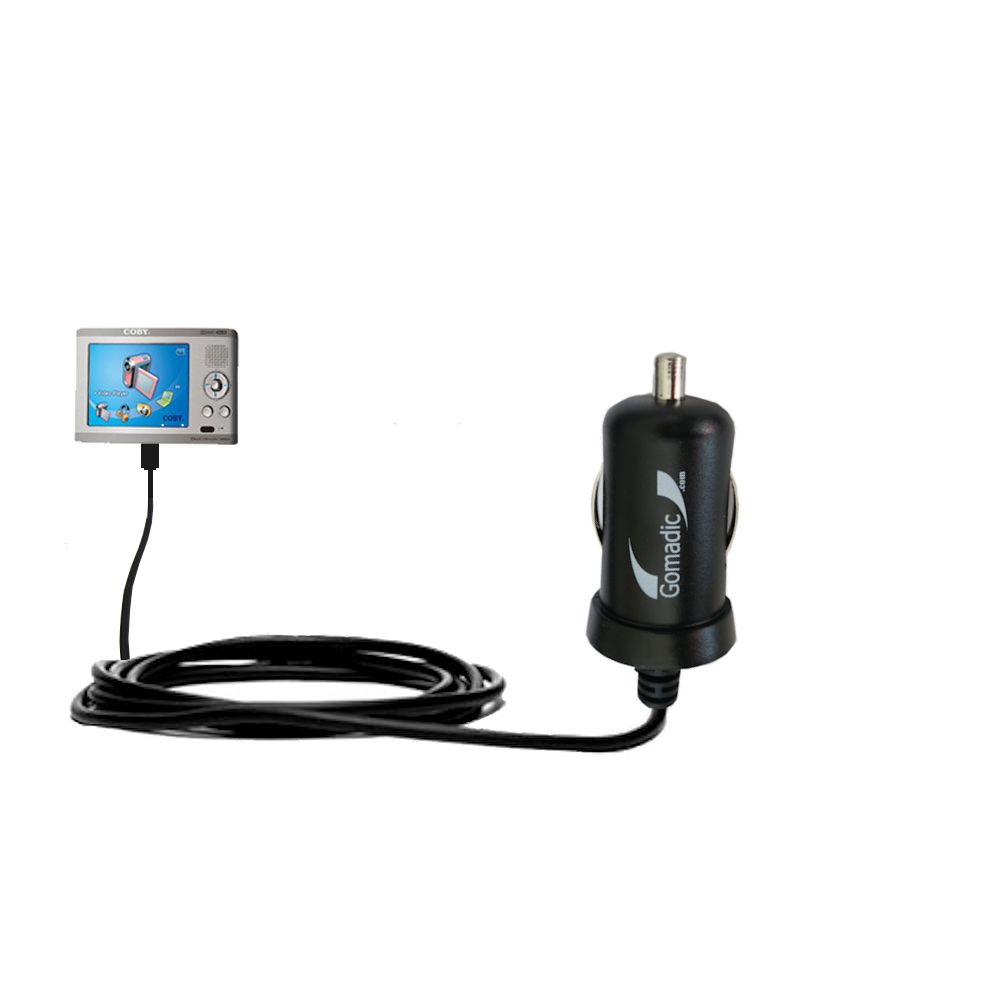 Mini Car Charger compatible with the Coby PMP-3522