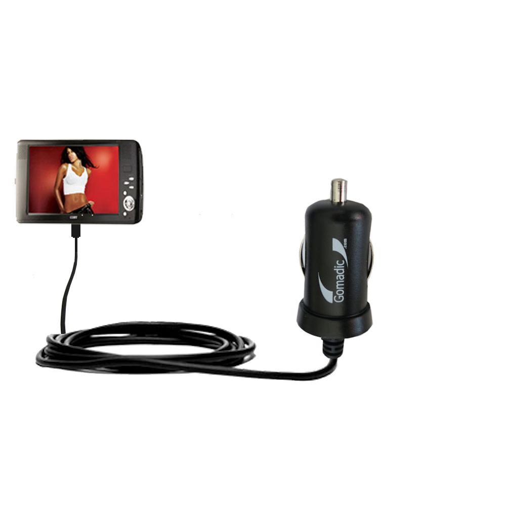 Mini Car Charger compatible with the Coby PMP-7041