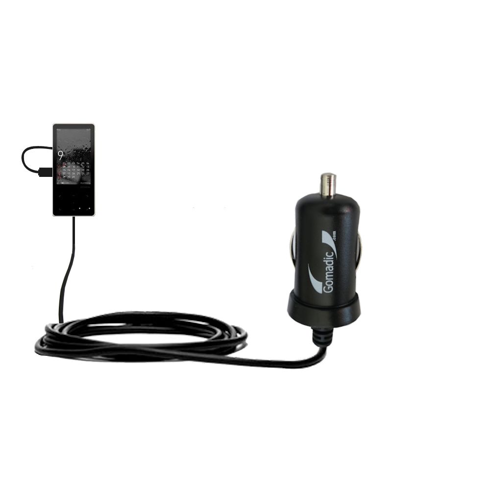 Mini Car Charger compatible with the Cowon iAudio 10 / i10