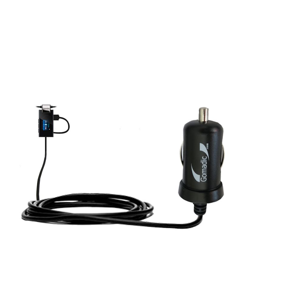 Mini Car Charger compatible with the Cowon iAudio T2