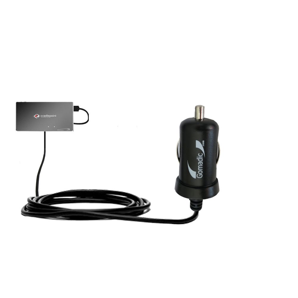 Mini Car Charger compatible with the Cradlepoint CBA250 Mobile Broadband Router