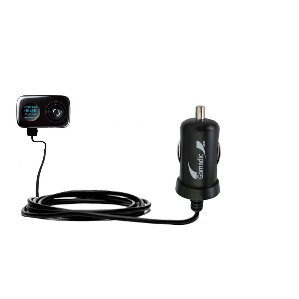 Mini Car Charger compatible with the Creative Zen Stone Plus