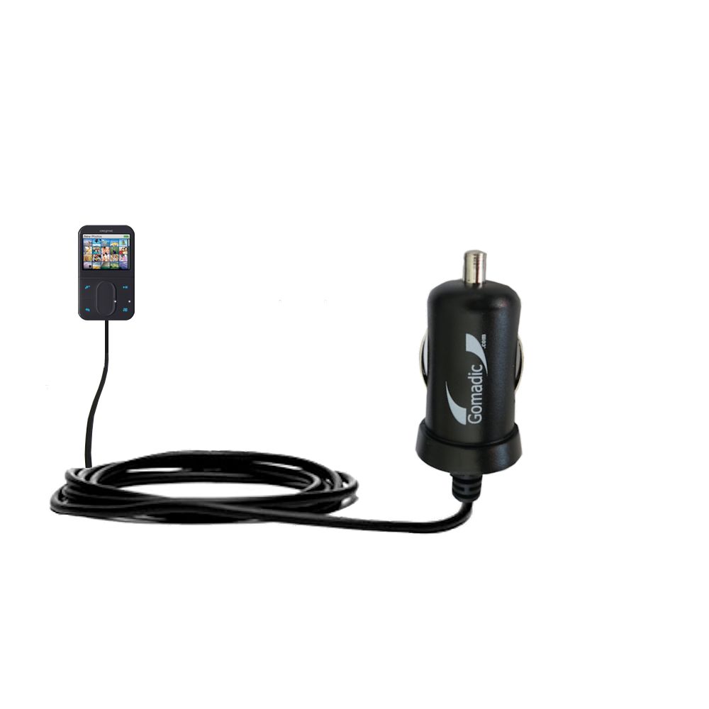 Mini Car Charger compatible with the Creative Zen Vision M 60GB