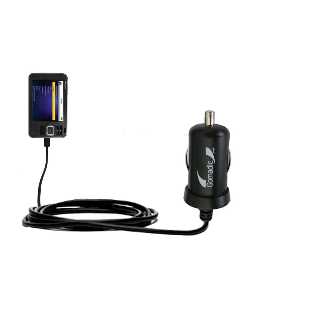Mini Car Charger compatible with the Creative Zen Vision