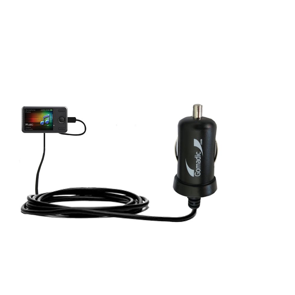 Mini Car Charger compatible with the Creative Zen X-Fi Style
