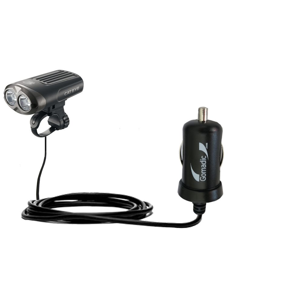Gomadic Intelligent Compact Car / Auto DC Charger suitable for the Cygolite Expilion 600 / 680 - 2A / 10W power at half the size. Uses Gomadic TipExchange Technology