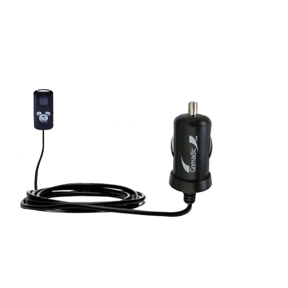 Mini Car Charger compatible with the Disney Pirates of the Caribbean Mix Stick MP3 Player DS17033