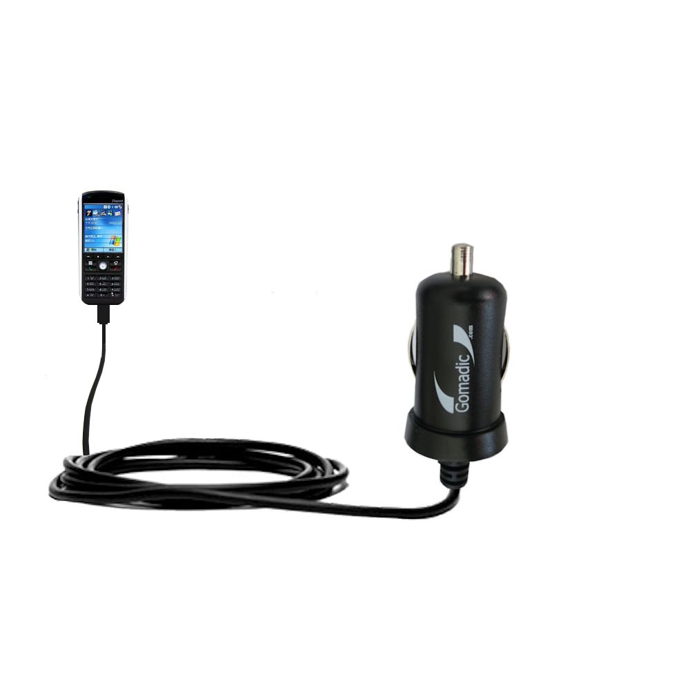 Mini Car Charger compatible with the Dopod 575