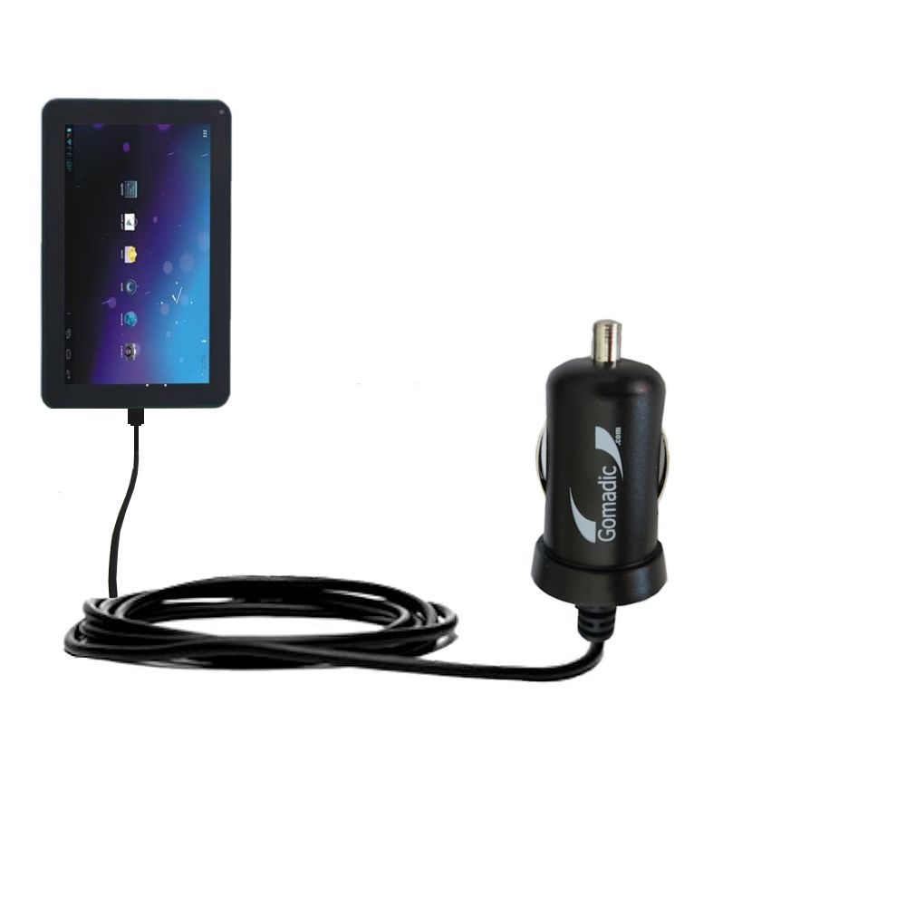 Mini Car Charger compatible with the Double Power M975 9 inch tablet
