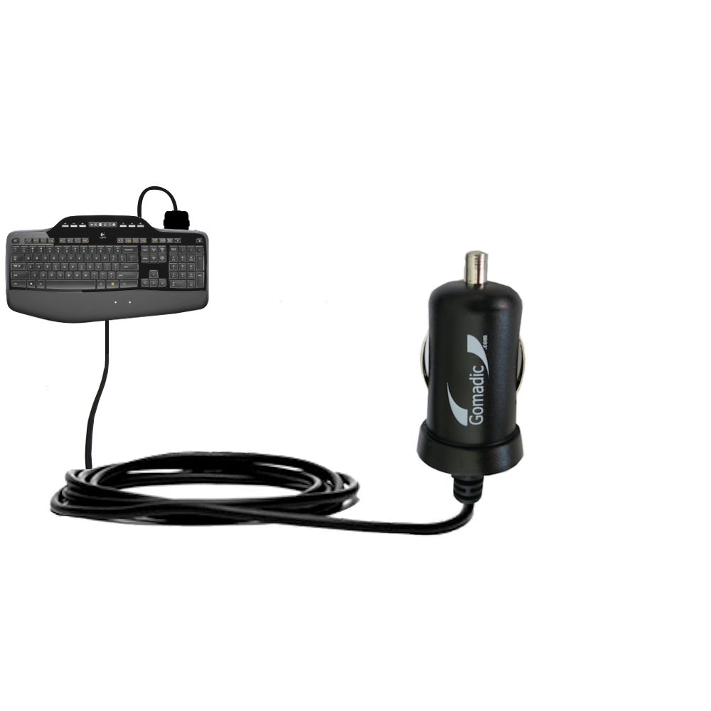 Gomadic Intelligent Compact Car / Auto DC Charger suitable for the Esky Slim i9 - 2A / 10W power at half the size. Uses Gomadic TipExchange Technology